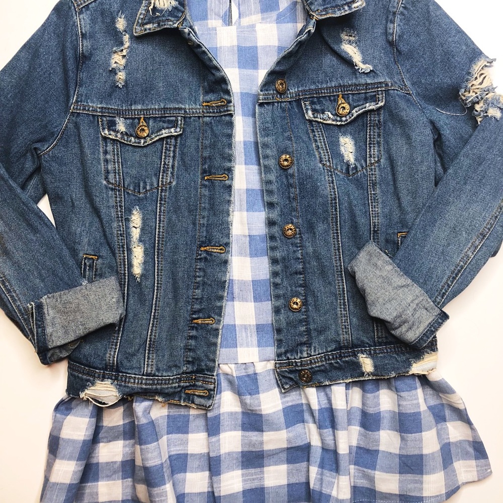 Plaid top